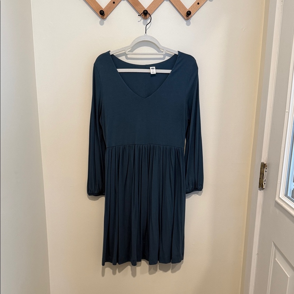 Old Navy Blue V-Neck Dress